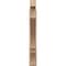 Ekena Millwork 5 1/2-in W x 36-in D x 42-in H Balboa Block Rough Cedar Woodgrain TimberThane Outlooker, Primed Tan OUTUR055X36X42BOA44RCPR - alternate 2
